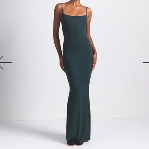 Skims long slip dress XXS